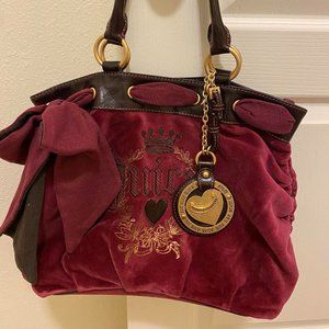 Juicy Couture Suede Shoulder Bag